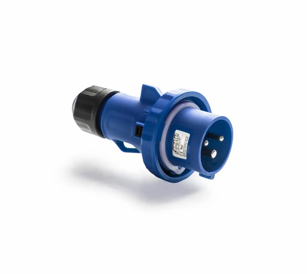 Imagem do produto Plugue Industrial 2P+T 6H 220V 16A IP67 Famatel Speed PRO