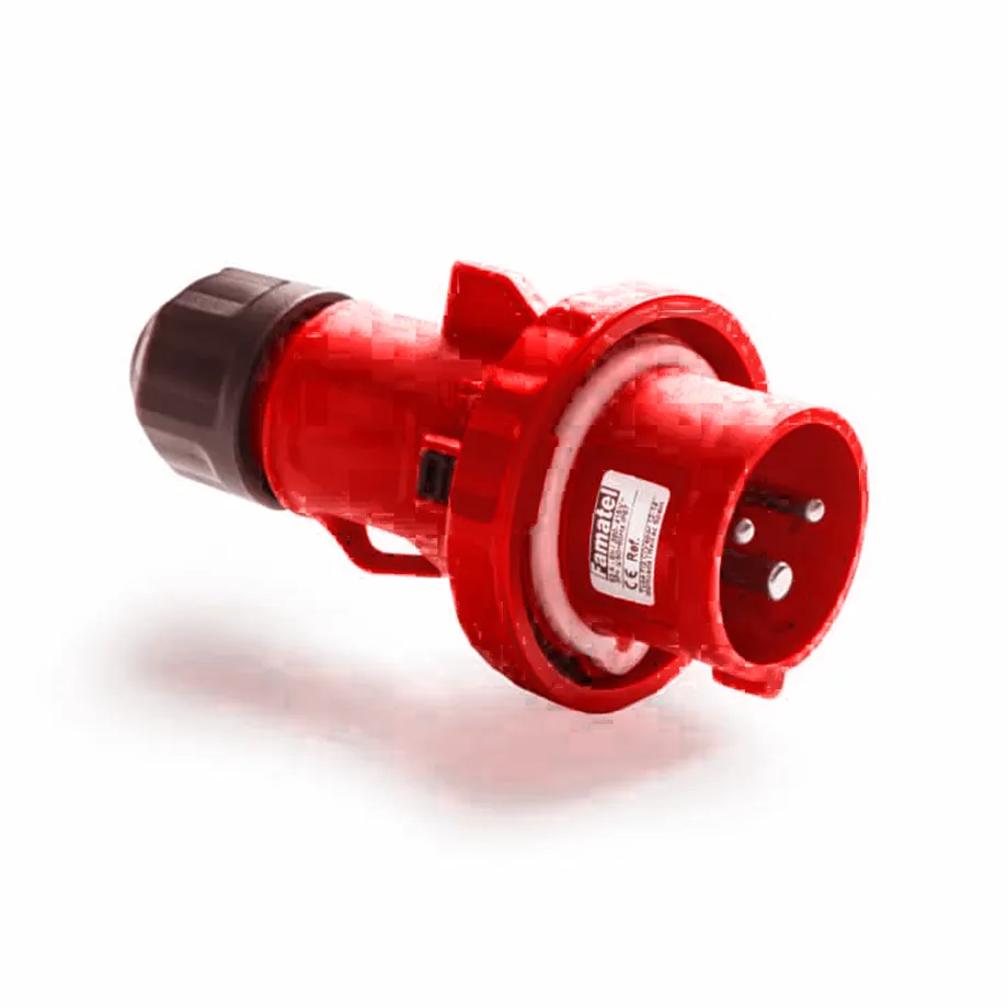 Imagem do produto Plugue Industrial 3P+T 6H 400V 32A IP67 Famatel Speed PRO